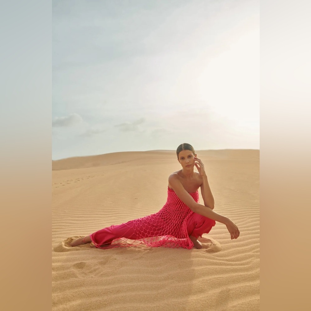 Baobab Indira Jumpsuit in Fuschia
